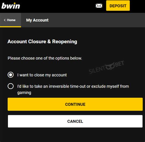 How To Delete Your Bwin Account .